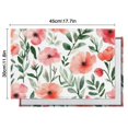 thumbnail image 5 of Pioneer Flower Floral Print Pattern Summer Placemats Table Placemats Set Of 6-Linen Kitchen Washable Placemats Table Mats 12x18 Inch Non-Slip Heat Resistant, 5 of 5