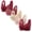 Multi-Color, variant on Front Closure Bras for Women Bras for Women No Underwire 5PCS Supportive Brassiere No Underwire Underarm Smoothing Stretch Full Coverage Bralettes Solid Embroidered Underwear XL Red