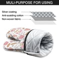 thumbnail image 7 of Cute Oven Mitts,Pink Baseball Game Snacks Pattern Oven Mitt 2-Pack Set,Kitchen Gloves for Oven,Heat Resistant Oven Mitts 7.7"x12", 7 of 7
