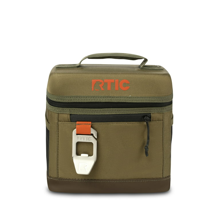 RTIC 6 Can Everyday Cooler, Soft Sided Portable Insulated Cooling for  Lunch, Beach, Drink, Beverage, Travel, Camping, Picnic, for Men and Women,  Black 