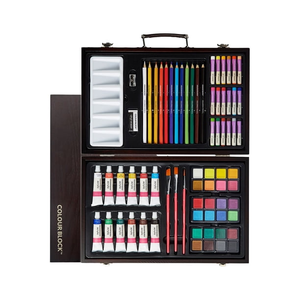 Colour Block 73pc Complete Art Kit: Mixed Media Painting & Drawing