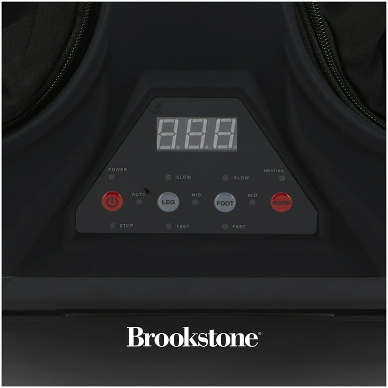 Brookstone Shiatsu Foot Calf Massager2 Massage Modes Heating Levels