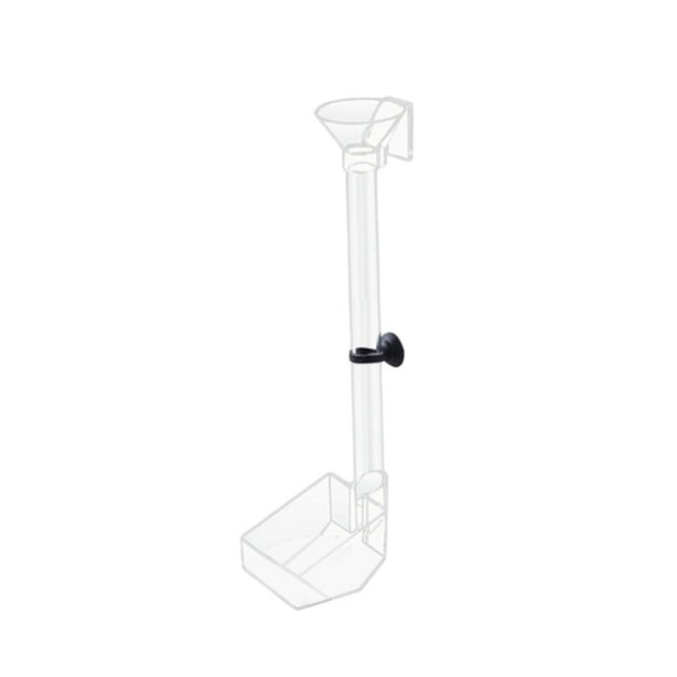 Tubo de alimentación de alimentos para peces Yinane 22 cm acrílico