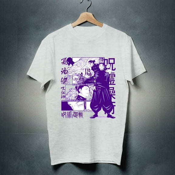 Jujutsu Anime Shirt – Retro Sorcerer Graphic Tee for Otaku Fans New Instock-TH25555