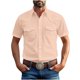 thumbnail image 2 of Yaoyar Mens Summer Vintage Turndown Collar Shirts Short Sleeve Casual Button Down Shirt Beach Vacation Tops, 2 of 6