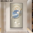 thumbnail image 5 of Póster abstracto de plumas blancas de alce geométrico y impresiones, pintura en lienzo de lujo ligera, arte de pared para sala de estar, decoración del hogar, sin marco, 5 of 5