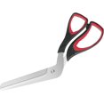 thumbnail image 1 of Tijeras para pizza, cortador de pizza con cuchilla desmontable ultra afilada y agarre suave ergonómico, 10.3 pulgadas, negro y rojo, 1 of 5