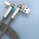thumbnail image 3 of Cable de Datos USB Tipo C de Carga Rápida con Codo Giratorio de 180 Grados para Juegos, Carga de Teléfono Móvil, 1,5 M, 3 of 6