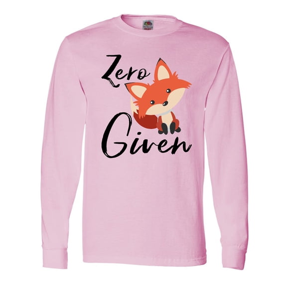 Inktastic Zero Fox Given Long Sleeve T-Shirt