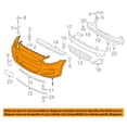 thumbnail image 3 of CAPA Front Bumper Cover Assy Primed Fits 12-13 Accent 1.6L HY1000188 865111R000, 3 of 5