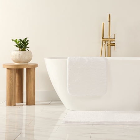 Plush Absorbent Bath Mat Rug with Anti-Skid Rubber Backing - Comfort Canopy
