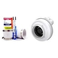thumbnail image 1 of Fantech Rn2 Radon Fan + Install Kit (White, 4x4), 1 of 4