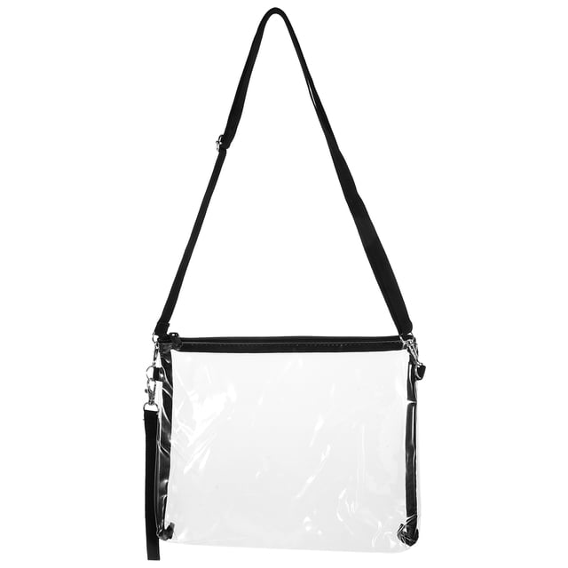 Approved Clear Bag Stadium Clear Crossbody Concert Bag Zipper Design Crossbody Bag