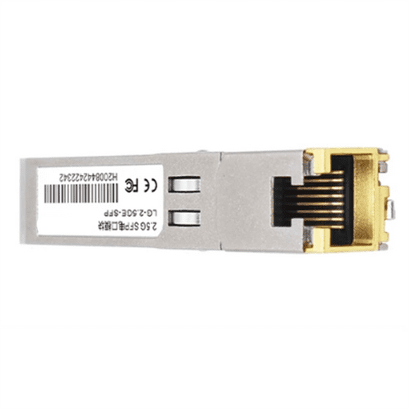 2.5G SFP Module 2500M Optical Port Turn to RJ45 Ethernet Port Gigabit 1000M Transceiver Module 100 Meters Transmission