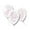 Rose Gold Metallic Asst, variant on PMU Confetti Balloons 12 Inch Clear Latex Balloons with Multicolor Confetti (3/Pkg) Pkg/3