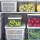 thumbnail image 3 of Cesta de almacenamiento multifuncional para refrigerador, cajón para verduras, contenedor de almacenamiento para refrigerador, 3 of 8