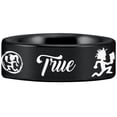 thumbnail image 2 of Tungsten Juggalo Ring, 2 of 8