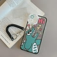 thumbnail image 4 of Cute Dinosaur Say Hi Lanyard Chain Soft Phone Case Compatible with iPhone Case (Clear,iPhone 12 Mini), 4 of 6