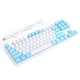 thumbnail image 3 of Teclado de computadora de 87 teclas, periféricos de computadora mecánicos ligeros mixtos para computadora portátil de escritorio K100Style 2, 3 of 12