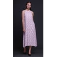 thumbnail image 4 of Bimba Bird Printed Women Backless Halter Neck Summer Holiday BeachDress-XXX-Large, 4 of 6