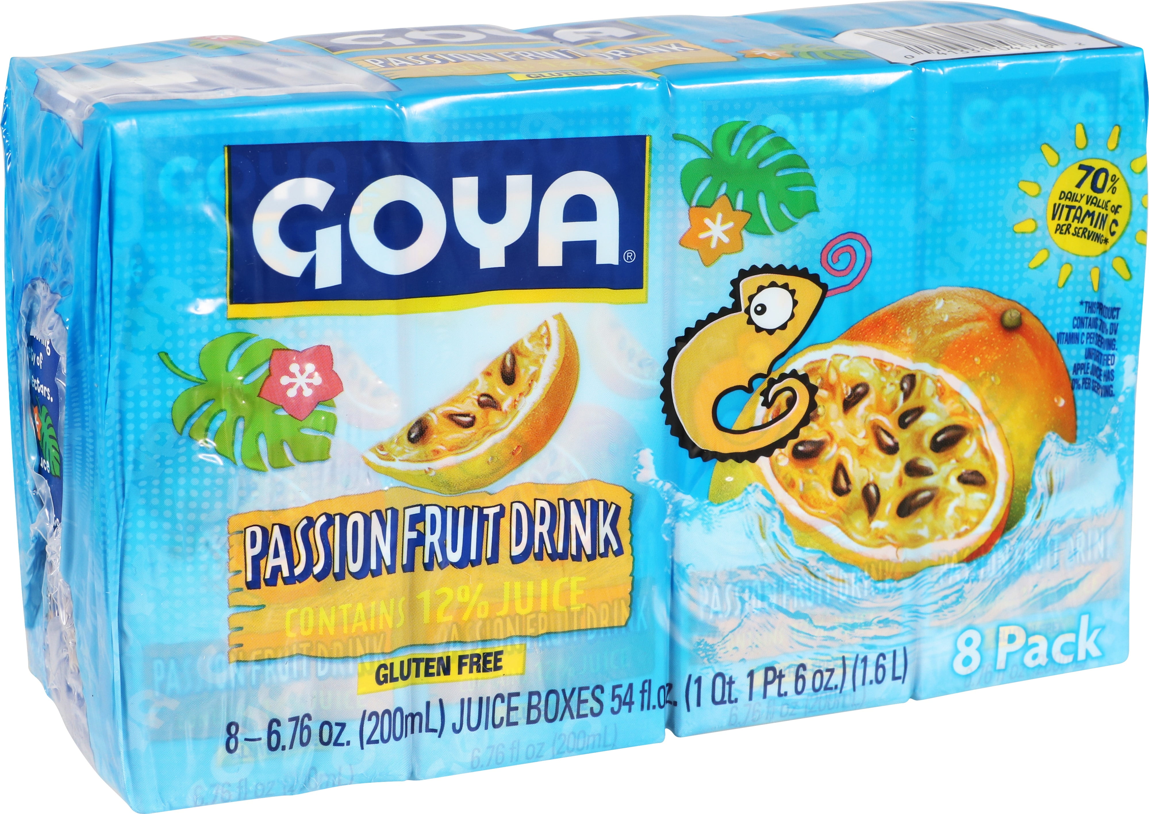 Goya Passion Fruit Drink, 6.76 oz, 8 Pack