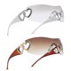 thumbnail image 1 of Gafas de Sol Pro Acme Sobredimensionadas Sin Montura con Diseño Envolvente y Lentes UV400 de 74 mm, 1 of 9