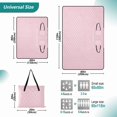 thumbnail image 2 of Extra Large Picnic Beach Blanket Waterproof Sand Proof Portable Outdoor Mat Soft Pink 60x80, 2 of 9