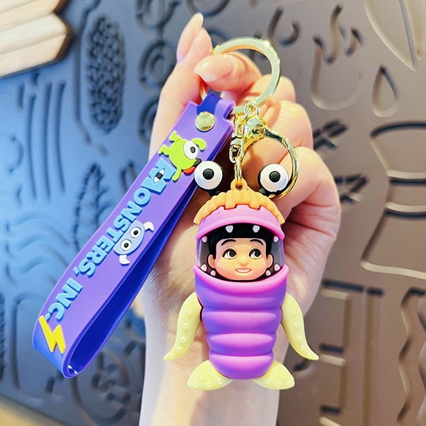 Llavero Universidad Monsters Inc Figuras durmiendo James P. Sullivan Anime Figura de acción Michael Wozosky Randall Boggs Modelo de juguete