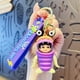 thumbnail image 1 of Llavero Universidad Monsters Inc Figuras durmiendo James P. Sullivan Anime Figura de acción Michael Wozosky Randall Boggs Modelo de juguete, 1 of 2