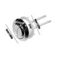 thumbnail image 2 of Toilet Flush Button, Double Tank Valve Replacement, Convenient Flushing Toilet Button, Round Flush Valve Push Button, Toilet Tank Flush Valve Button for Toilet Home, 2 of 9
