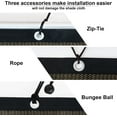 thumbnail image 6 of NAWAY 90% Sun Shade Cloth 4'x8' Outdoor Pergola Shade Cover Canopy with Grommets UV Block Privacy Screen for Patio, Backyards, Outdoor, Carport, Garden, Mocha, 6 of 6