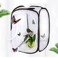 thumbnail image 4 of 30x30cm White Foldable Insect Cage Portable Bug House Dragonfly Habitat Outdoor Nature Exploration Toys (Zipper for Random Color), 4 of 5
