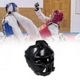 thumbnail image 3 of Casco de boxeo Sunnimix Protector facial acolchado transpirable para artes Marciales Sparring Grappling Mma Taekwondo Color Negro L, 3 of 8