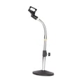 thumbnail image 2 of Microphone Stand Desktop Mic Stand Adjustable Gooseneck Metal Build for Home Office Lectures Meetings, 2 of 9