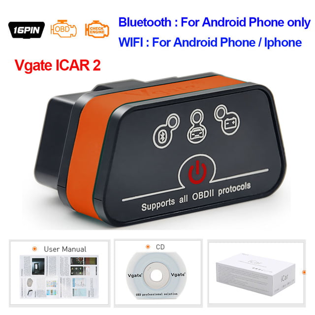 Vgate iCar2 Bluetooth Code Reader Available Bluetooth Auto OBDII Vgate iCar 2 NM 