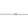 thumbnail image 3 of Solid 925 Sterling Silver 1.5mm Open Link Chain Necklace 24", 3 of 6
