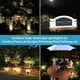 thumbnail image 2 of Foco solar para exteriores, luces solares para jardín con control remoto, 32 luces LED IP65 impermeables, 3 niveles de brillo, para jardín, paisaje al aire libre Sincero Hogar, 2 of 5