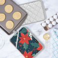thumbnail image 5 of Yayeee Pot Holders Kitchen Heat Resistant with Pocket 7"x9.8" Cotton Oven Cooking Hot Pads, Christmas Berries, 5 of 7