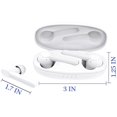 thumbnail image 3 of Wireless Earbuds, ShuYo Bluetooth Earbuds Headphones V5.0 XY-7 in-Ear Earphones with Premium Sound and Deep Bass Smart Touch Control Built-in Mic Rechargeable Charging Case 120H Playing Time(White), 3 of 6