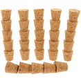 thumbnail image 2 of 30pcs Bottle Cork Stoppers Bottle Stoppers Replacement Wood Cork Plugs Cone Shape Corks, 2 of 2