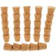 thumbnail image 2 of 30pcs Bottle Cork Stoppers Bottle Stoppers Replacement Wood Cork Plugs Cone Shape Corks, 2 of 2