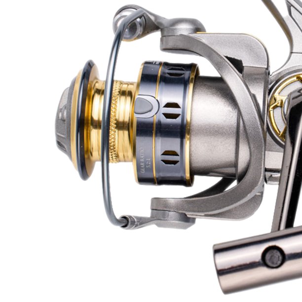 Carrete de fundición de metal carrete de baitcasting estable suave para artes de pesca (TK2000) Likrtyny Para Estrenar