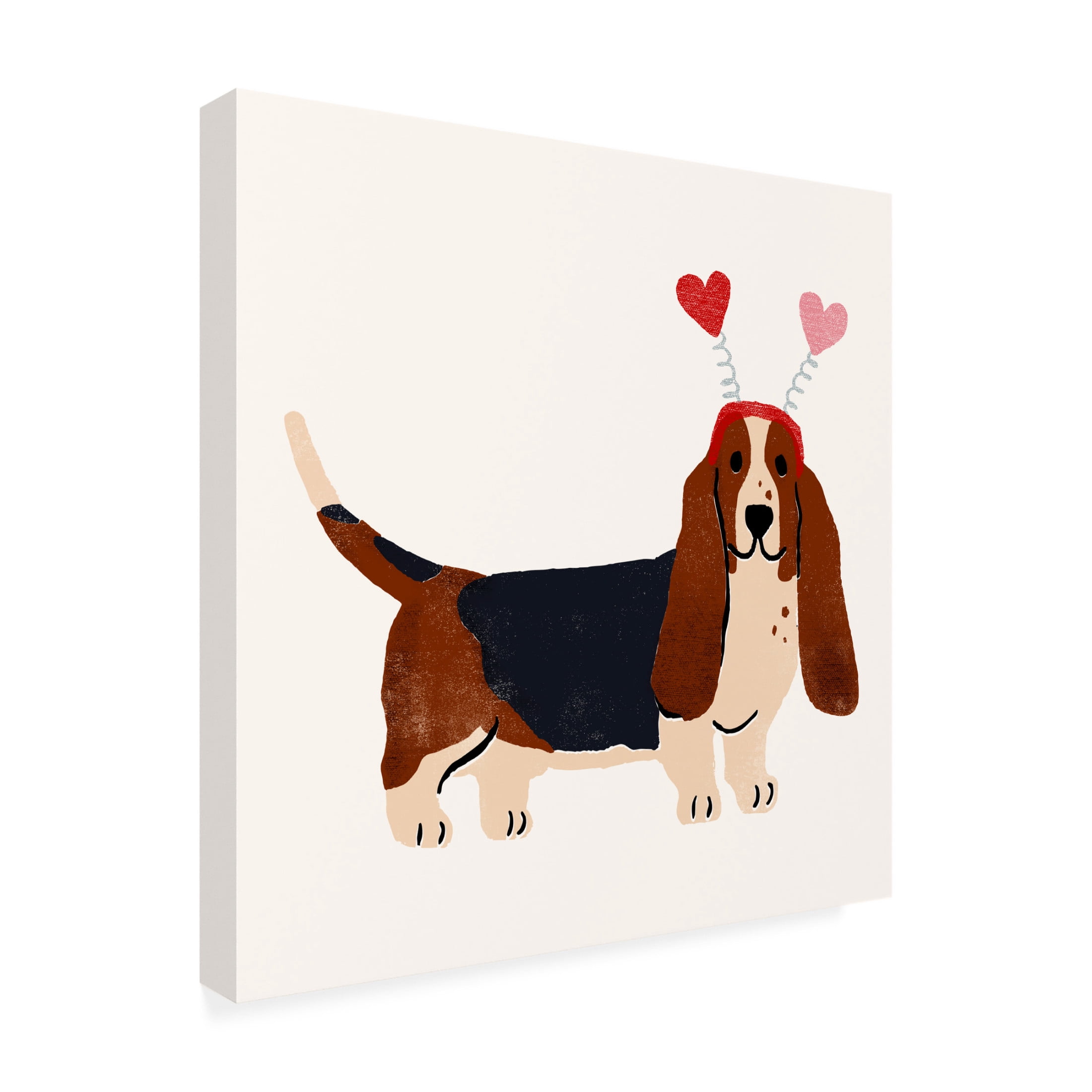 Trademark Fine Art Victoria Barnes  Little Legs Big Heart II Canvas Wall Art