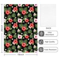 thumbnail image 2 of 2 Pcs Pioneer Flower Floral Print Pattern Kitchen Towels, Funny Microfiber Dish Towel Set, 18" X 26" Tea Towels, 2 of 6