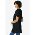 thumbnail image 3 of Woman Within Plus Size Embroidered Eyelet Pintucked Tunic, 3 of 3