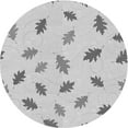 thumbnail image 1 of Ahgly Company Machine Washable Indoor Round Transitional Gunmetal Gray Area Rugs, 6' Round, 1 of 7