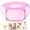Pink, variant on Portable Small Animal Playpen with Lid, Breathable Cat Kitten pens Indoor/Outdoor Yard Exercise Cage House Tent for Small Animals Guinea Pig Hamster Chinchillas Rabbits Bunny