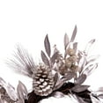 thumbnail image 5 of Vickerman 24" Artificial Silver Pinecone Needle Berry Christmas Wreath, Unlit, 5 of 6