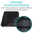 thumbnail image 5 of Vive Alternating Pressure Cushion for Wheelchairs – Air Pad for Pressure Ulcer & Bed Sore Prevention – Pain Relief Seat Cushion with Rechargeable Pump – Fits Wheelchair Seats 18”+, 5 of 8