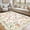Beige Snake, variant on Washable Runner Rug 2x6 Kitchen Hallway Scalloped Rugs, Non Skid Stain-Resistant Solid Bordered Rug Soft Scalloped Entryway Carpet Runner for Bathroom Laundry Room Bedside(Black,2x6 ft)